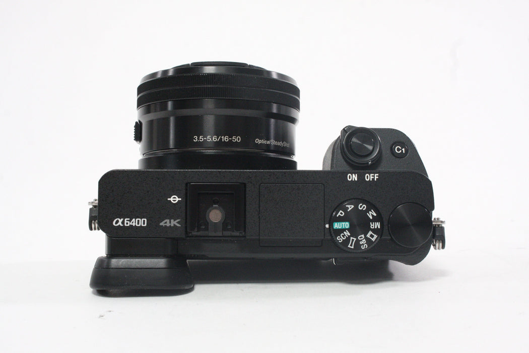 Sony a6400 Digital Mirrorless Camera with 16-50mm f/3.5-5.6 PZ Lens with Shutter Count 7,538