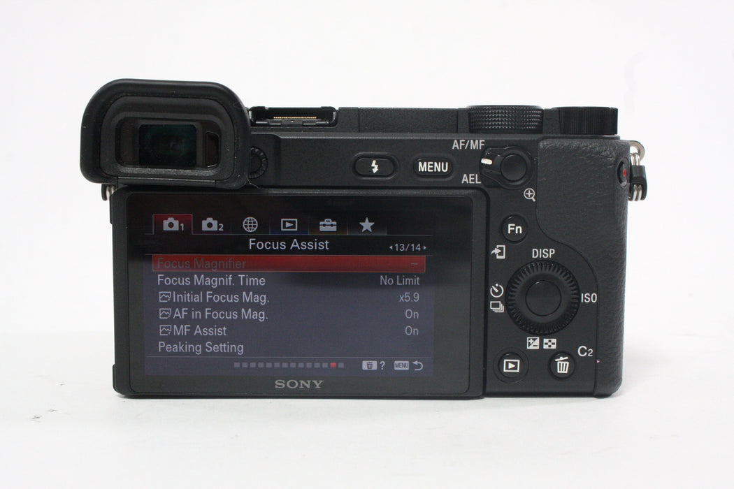 Sony a6400 Digital Mirrorless Camera with 16-50mm f/3.5-5.6 PZ Lens with Shutter Count 7,538