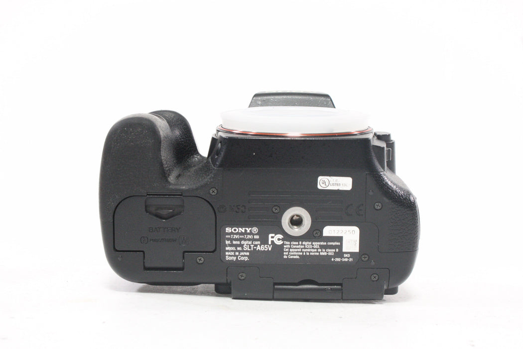 Sony a65 Digital Mirrorless Camera Body with a Shutter Count of 77,993