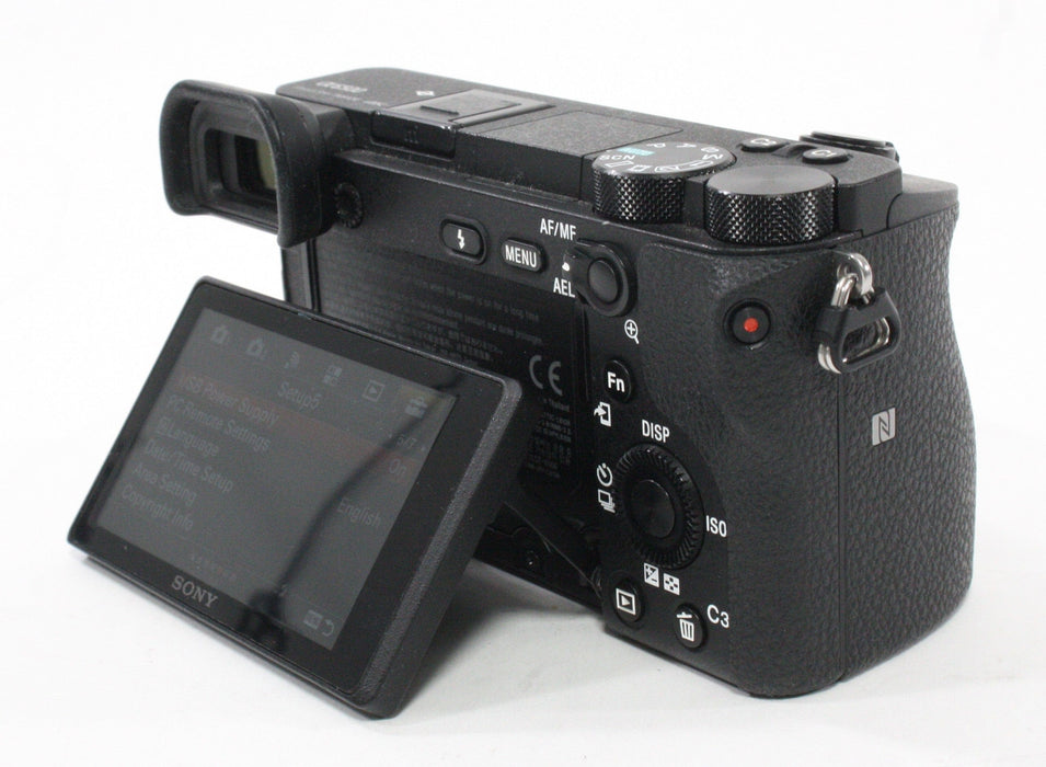 Sony a6500 Digital Camera Shutter Count ONLY 1,401 (incl dummy battery)