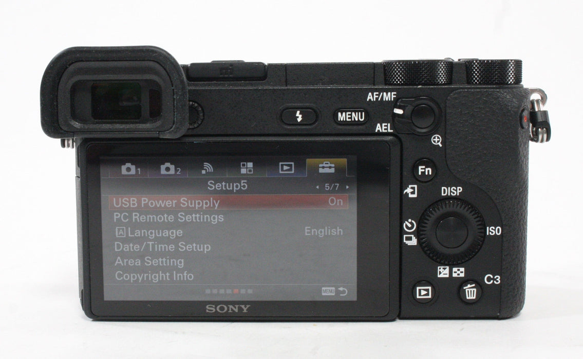 Sony a6500 Digital Camera Shutter Count ONLY 1,401 (incl dummy battery)