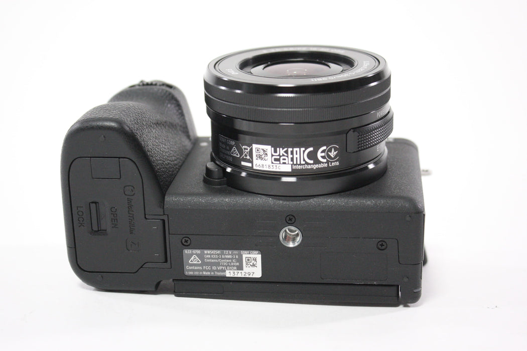 Sony A6700 Digital Mirrorless Camera with 16-50mm f/3.5-5.6 PZ OSS Lens for E Mount With Shutter Count 125