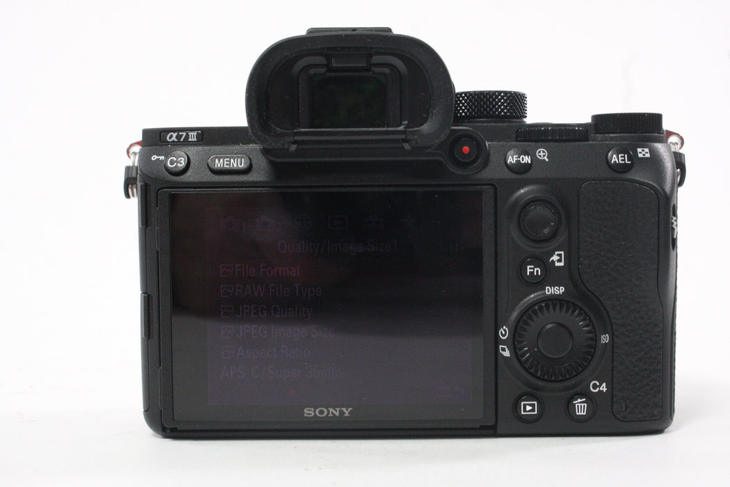 Sony a7 III Digital Mirrorless Camera Body.  AS-IS