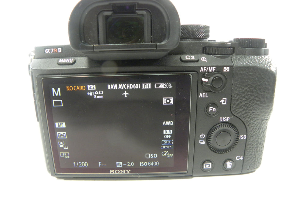 Sony A7 R II Mirrorless Camera Body with Shutter Count 29,332