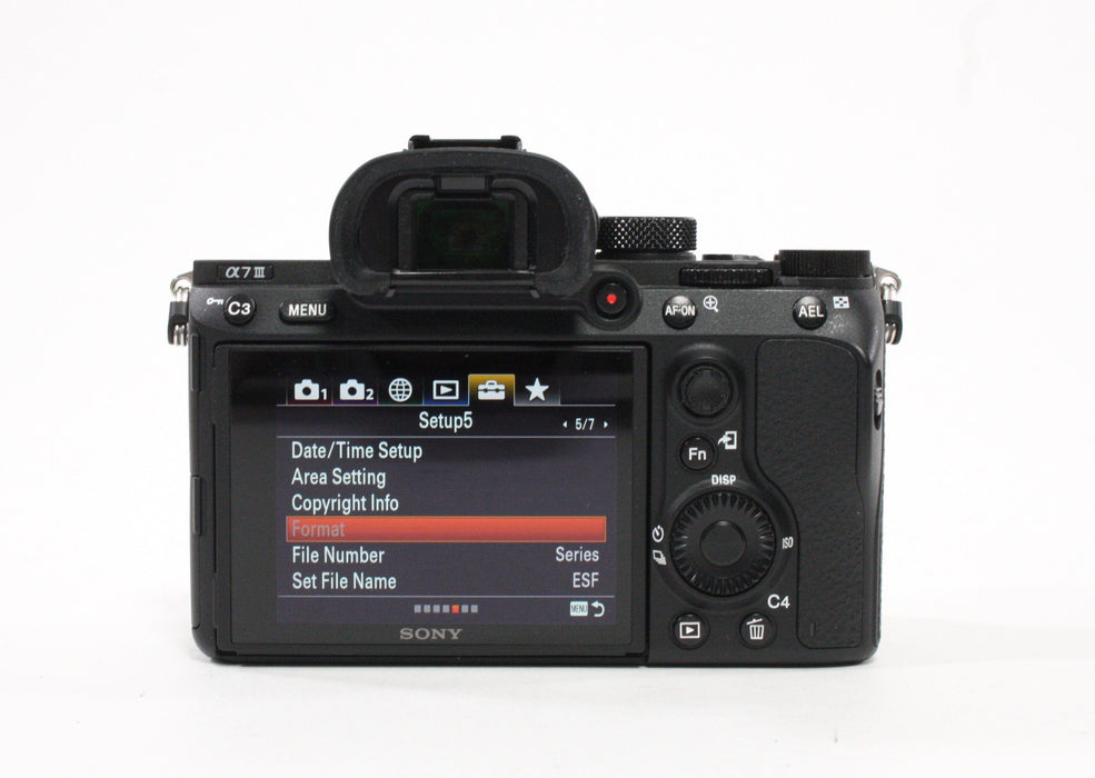 Sony a7III Mirrorless Digital Camera Body with Shutter Count 1,372