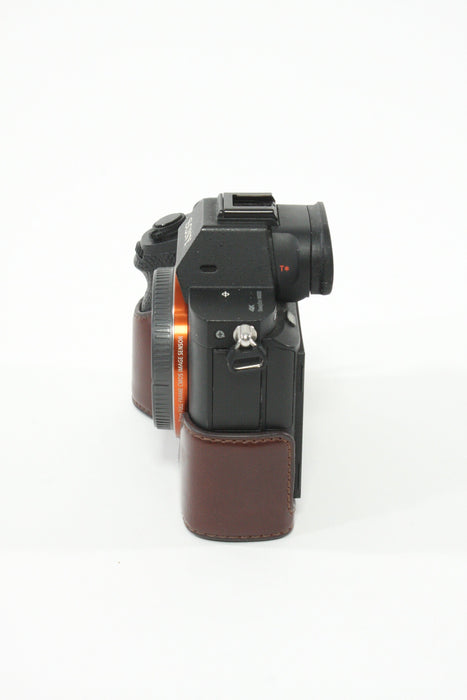 Sony a7R II with Leather Half Case -  Shutter Count 13146