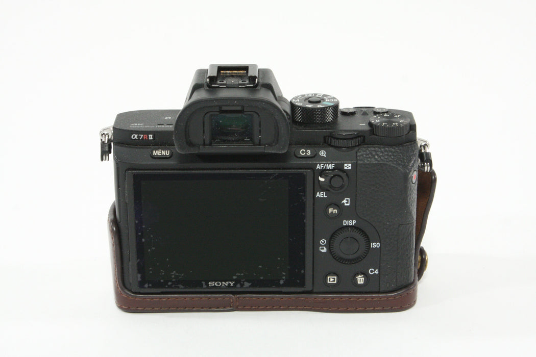 Sony a7R II with Leather Half Case -  Shutter Count 13146