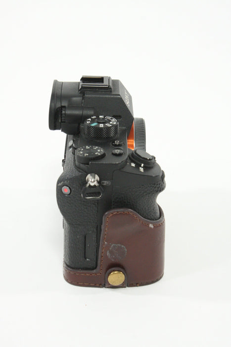 Sony a7R II with Leather Half Case -  Shutter Count 13146