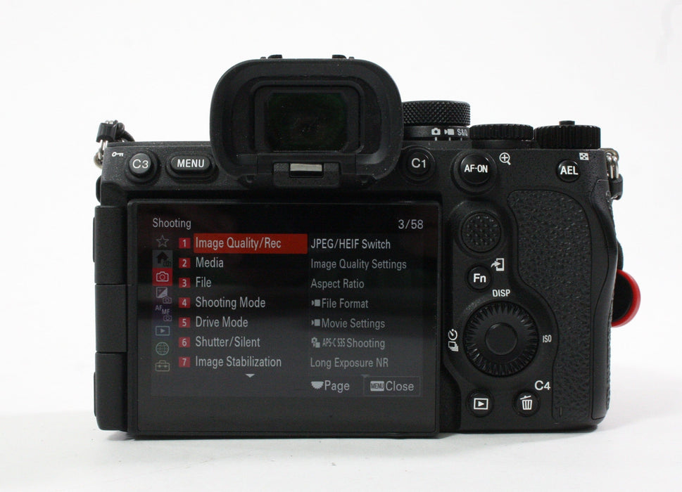 Sony A7RV Mirrorless Digital Camera with Shutter Count 10,154