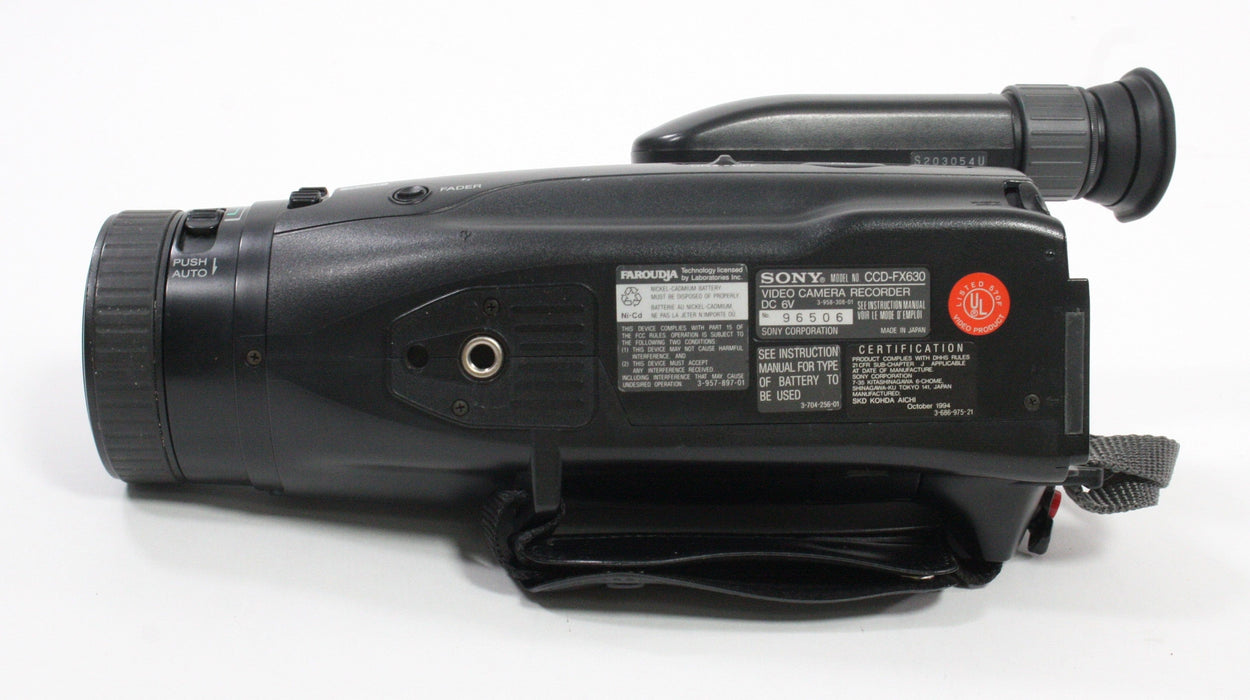 Sony CCD-FX630 Video 8 Recorder