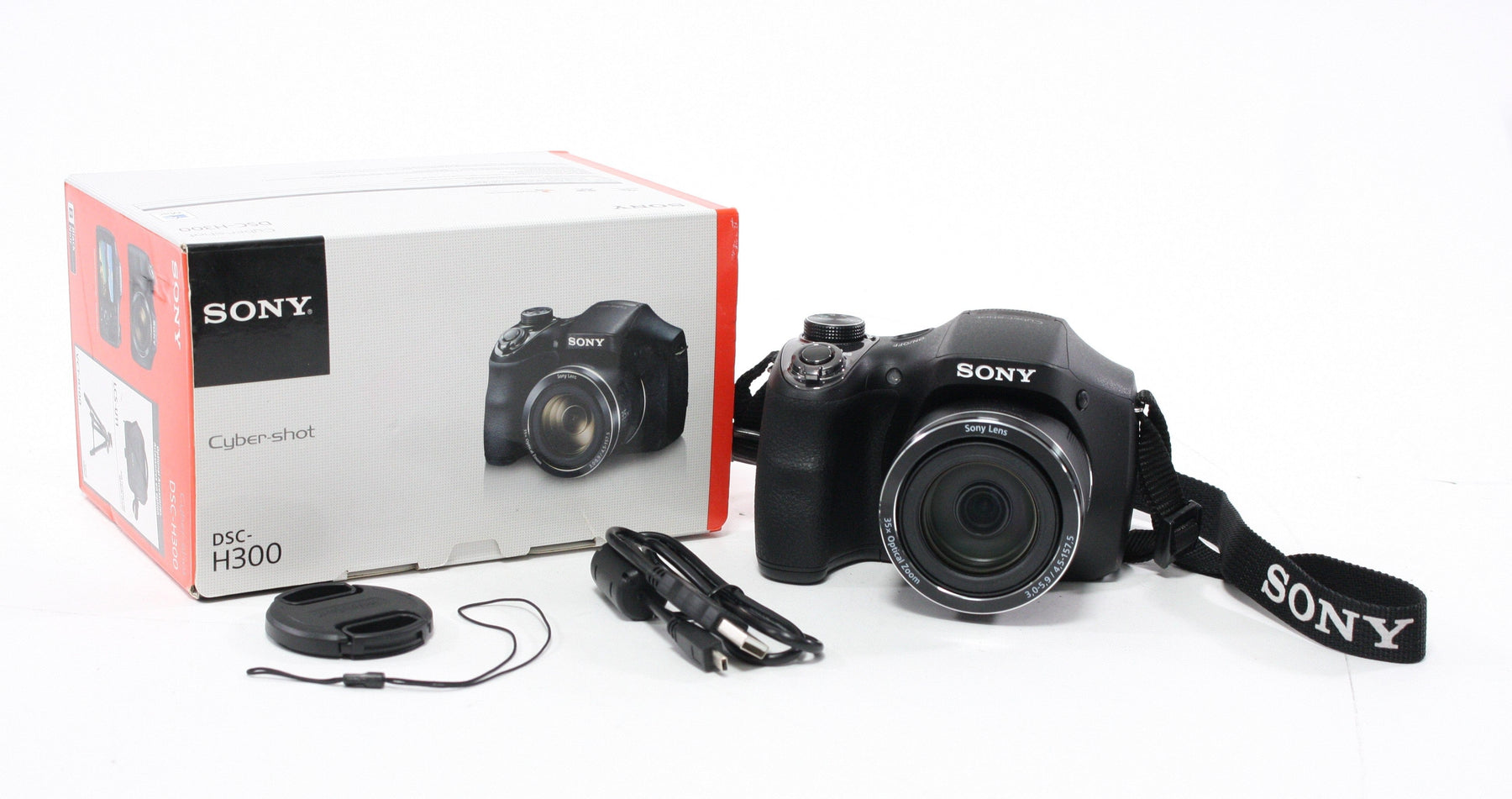 Sony Cyber-shot DSC-H300 Digital Camera 35x Zoom 20.1mp