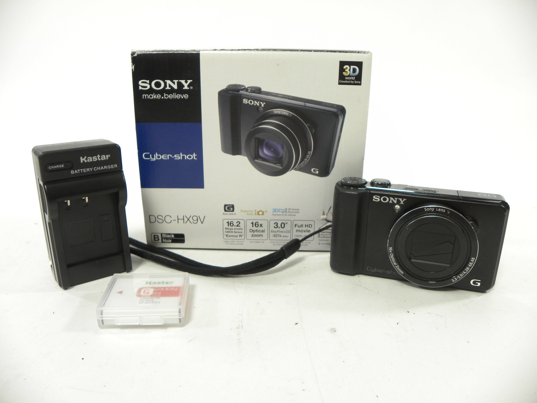 Sony Cyber Shot DSC-HX9V 16.2mp Digital Camera