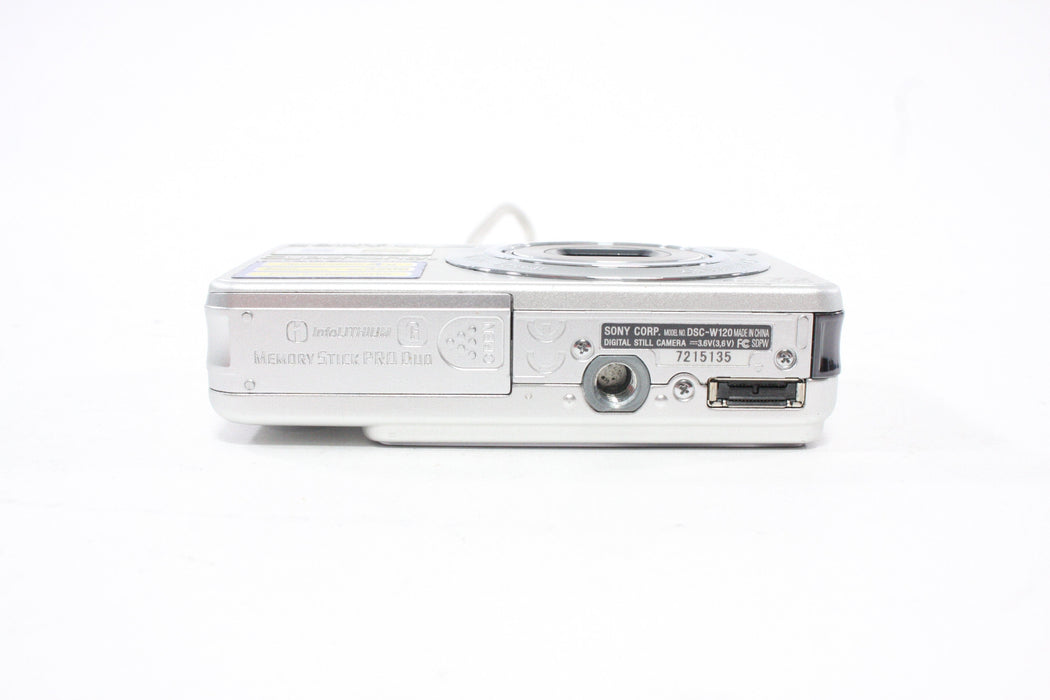 Sony Cyber-shot DSC-W120 Digital Point-and-Shoot Camera 4x Zoom 7.2mp