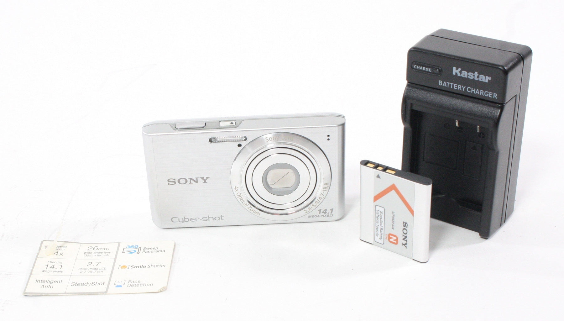 Sony Cyber-shot DSC-W610 Digital Camera 4x Zoom 14.1mp