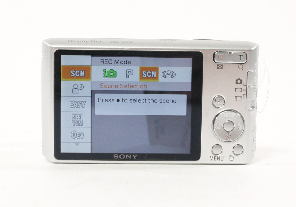 Sony Cyber-shot DSC-W610 Digital Camera 4x Zoom 14.1mp
