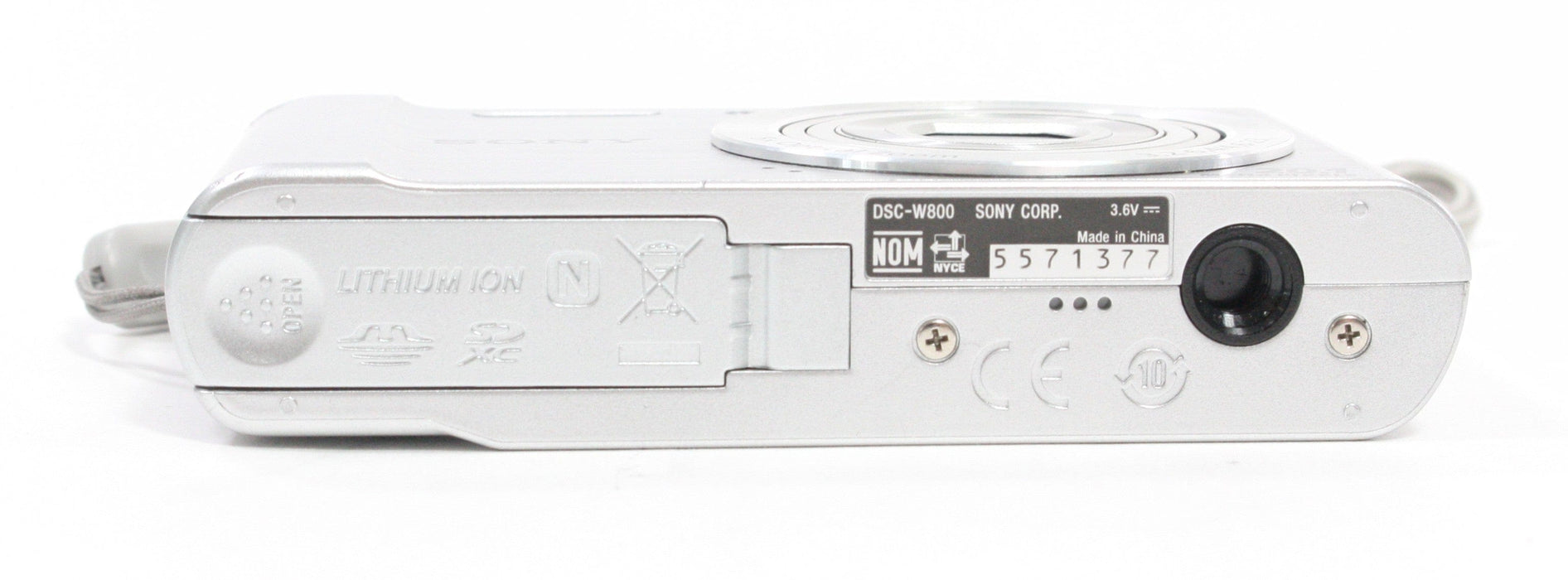 Sony Cyber-shot DSC-W800 Digital Camera 5x Zoom 20.1mp (Silver)