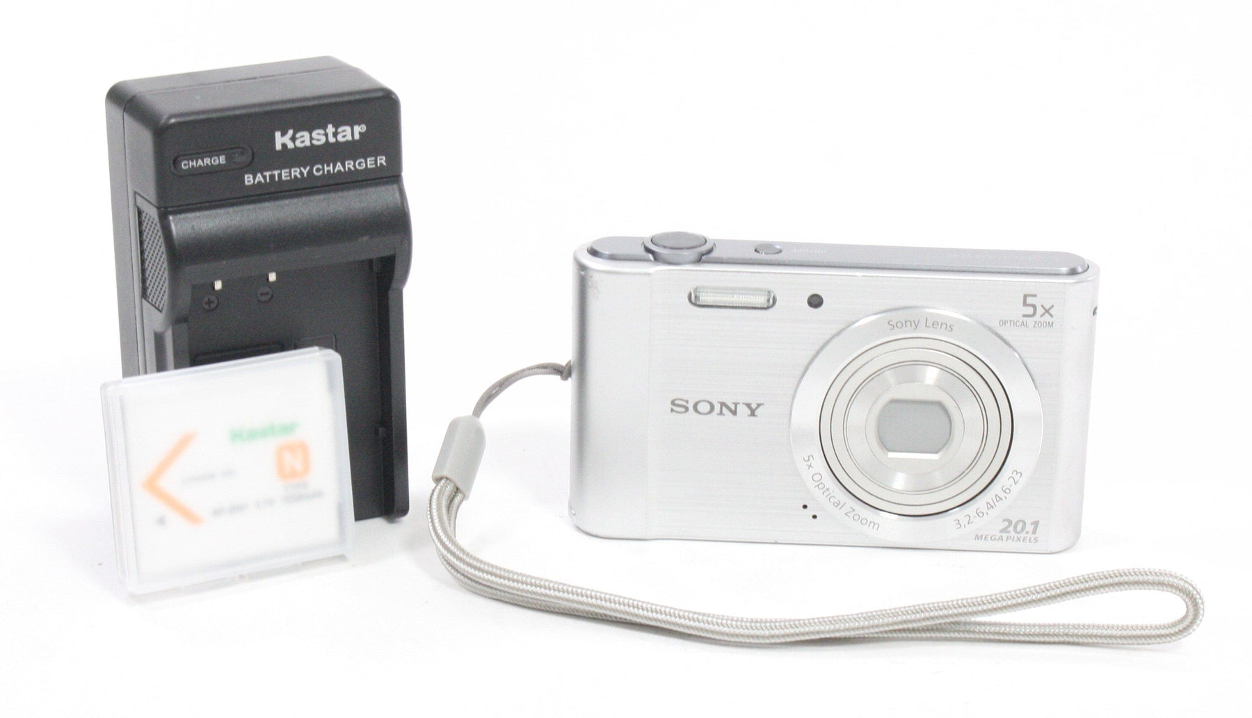 Sony Cyber-shot DSC-W800 Digital Camera 5x Zoom 20.1mp (Silver)