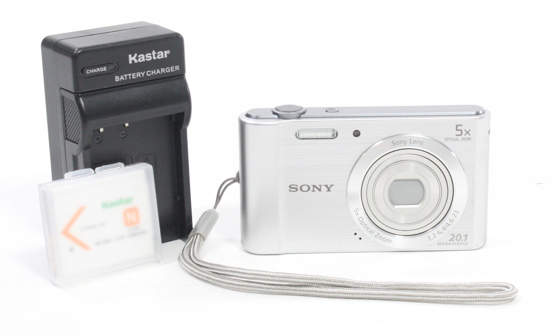 Sony Cyber-shot DSC-W800 Digital Camera 5x Zoom 20.1mp (Silver)