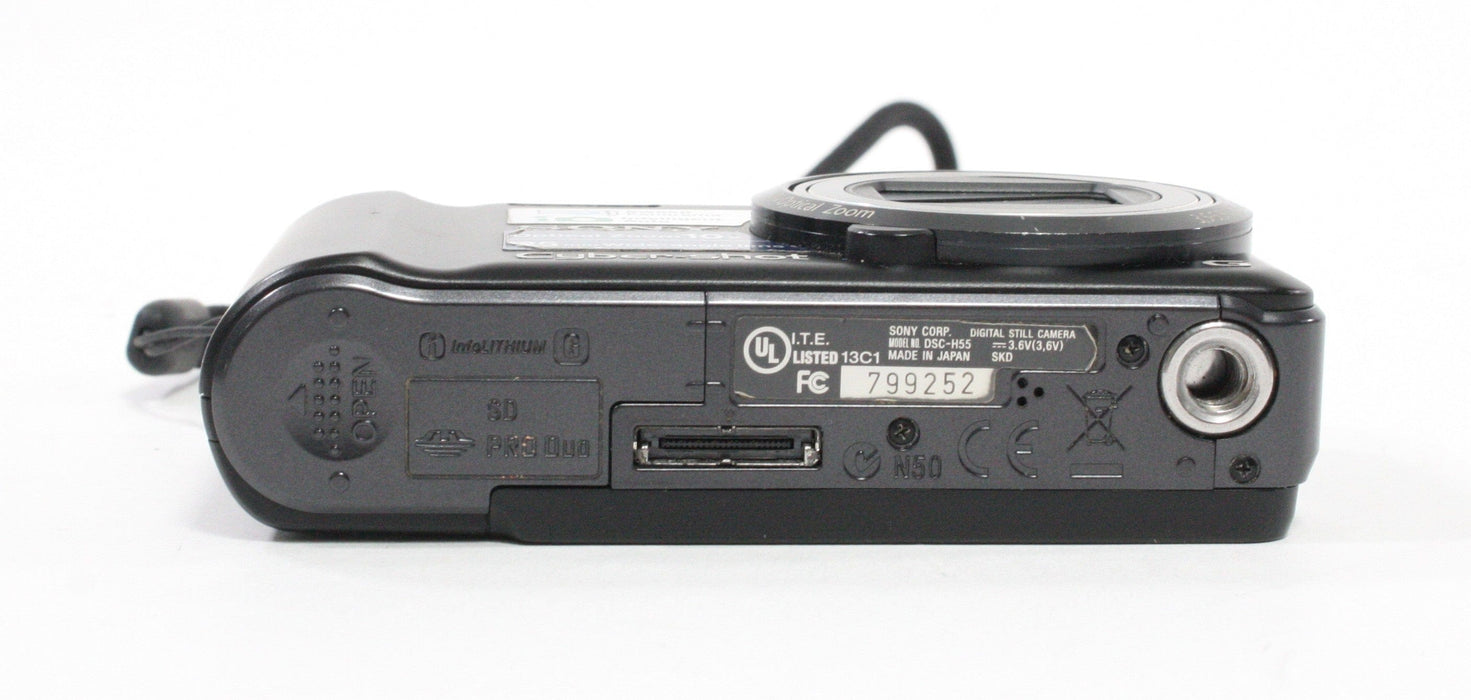 Sony Cyber-shot Steadyshot DSC-H55 Digital Camera 10x Zoom 14.1mp