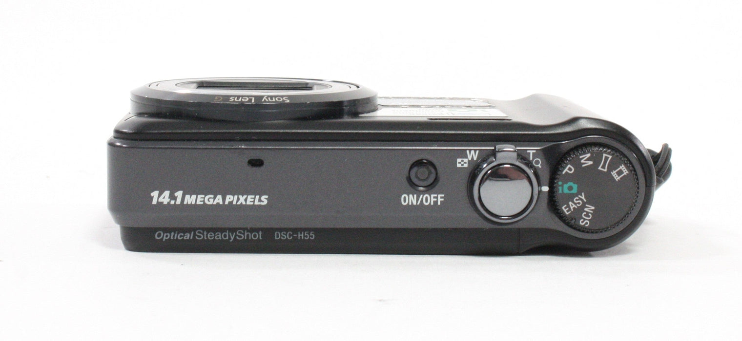 Sony Cyber-shot Steadyshot DSC-H55 Digital Camera 10x Zoom 14.1mp