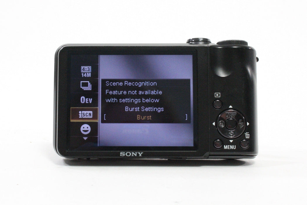 Sony Cyber-shot Steadyshot DSC-H55 Digital Camera 10x Zoom 14.1mp