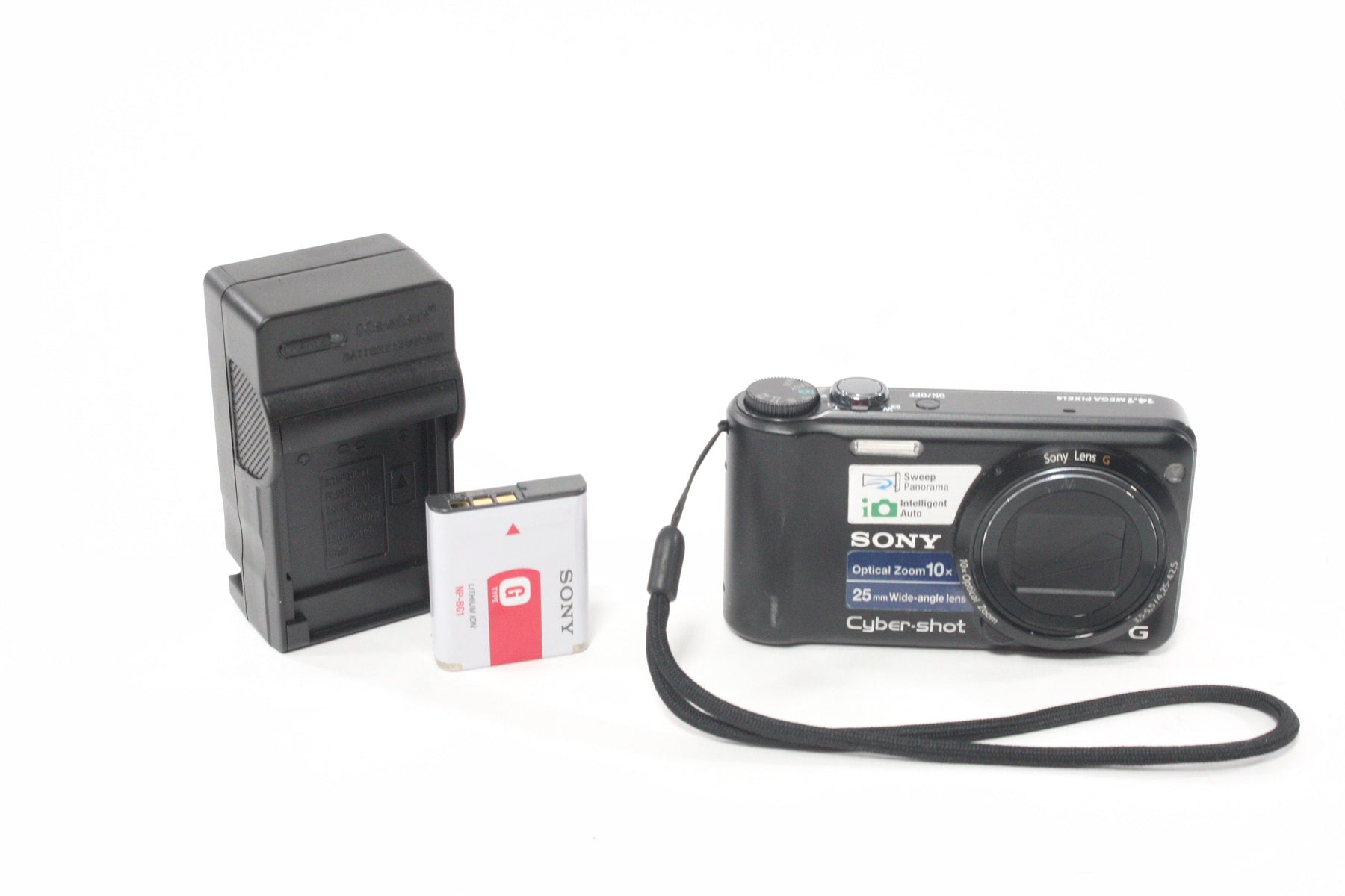 Sony CyberShot DSC-H55 Digital Point-and-Shoot Camera with 10x Zoom & 14.1mp
