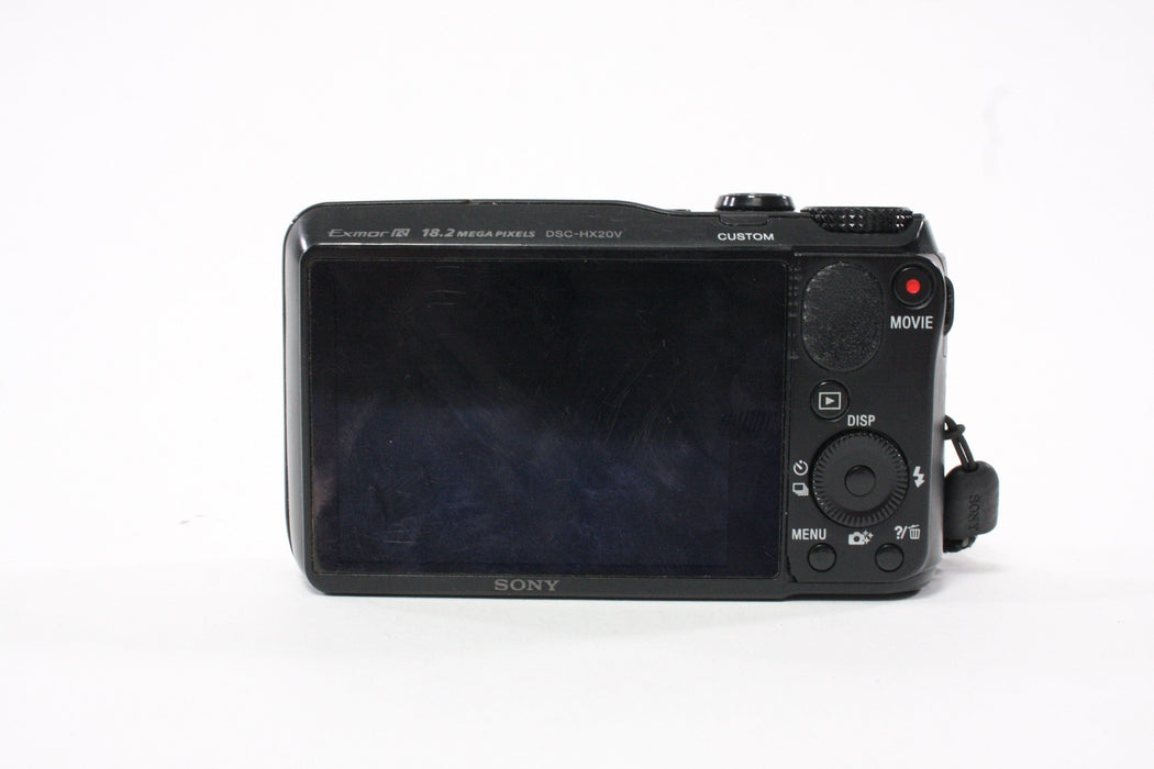 Sony Cybershot DSC-HX20V Digital Point-and-Shoot 20x Zoom 18.2mp AS-IS