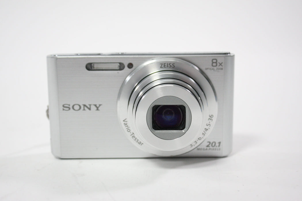 Sony Cybershot DSC-W830 Digital Point and Shoot Camera 8x Zoom 20.1mp (silver)