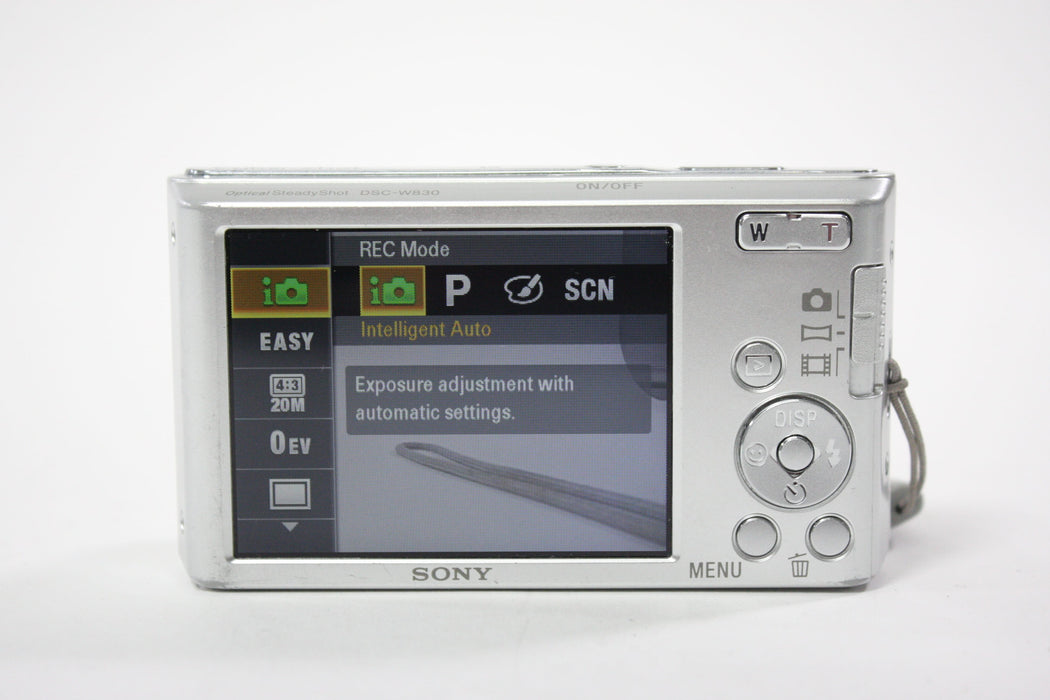 Sony Cybershot DSC-W830 Digital Point and Shoot Camera 8x Zoom 20.1mp (silver)