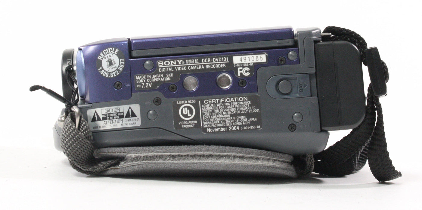 Sony DCR-DVD 101 Camcorder (Blue)