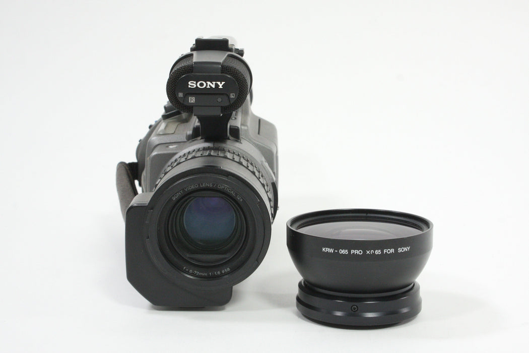Sony DCR-VX2100 Mini DV Camcorder with x0.65 Wide Angle Lens