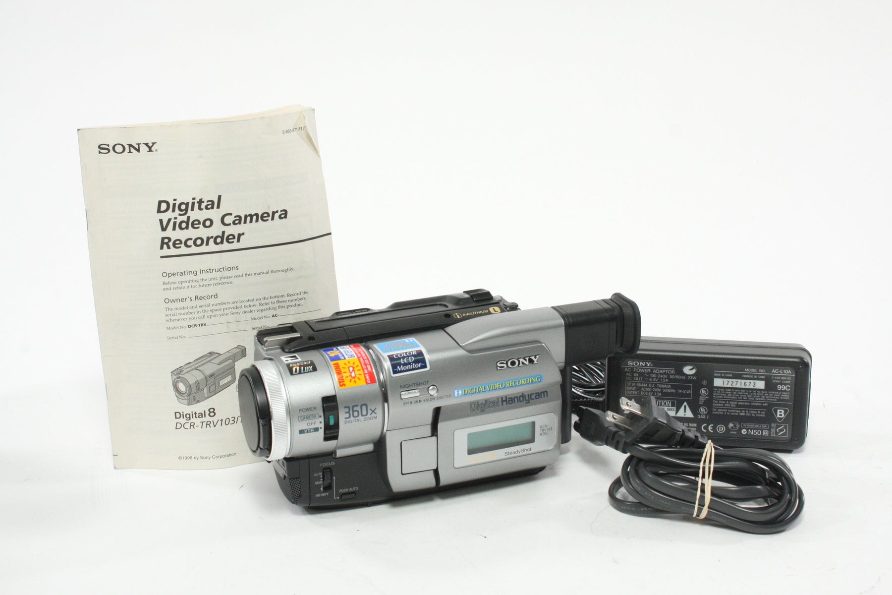 Sony Digital Handycam DCR-TRV103 NTSC Camcorder
