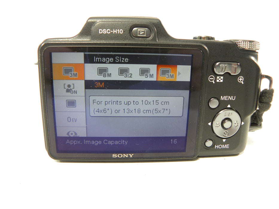 Sony DSC-H10 8.1mp Digital Camera