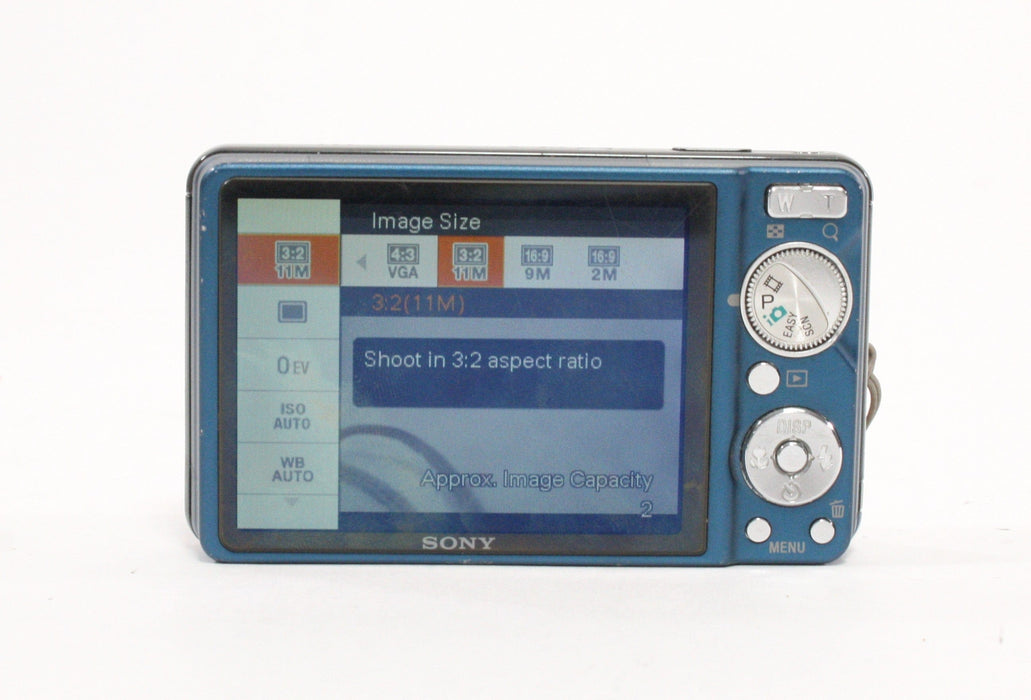 Sony DSC-W290 Digital Point-and-Shoot Camera 5x Zoom 12.1mp (Blue)