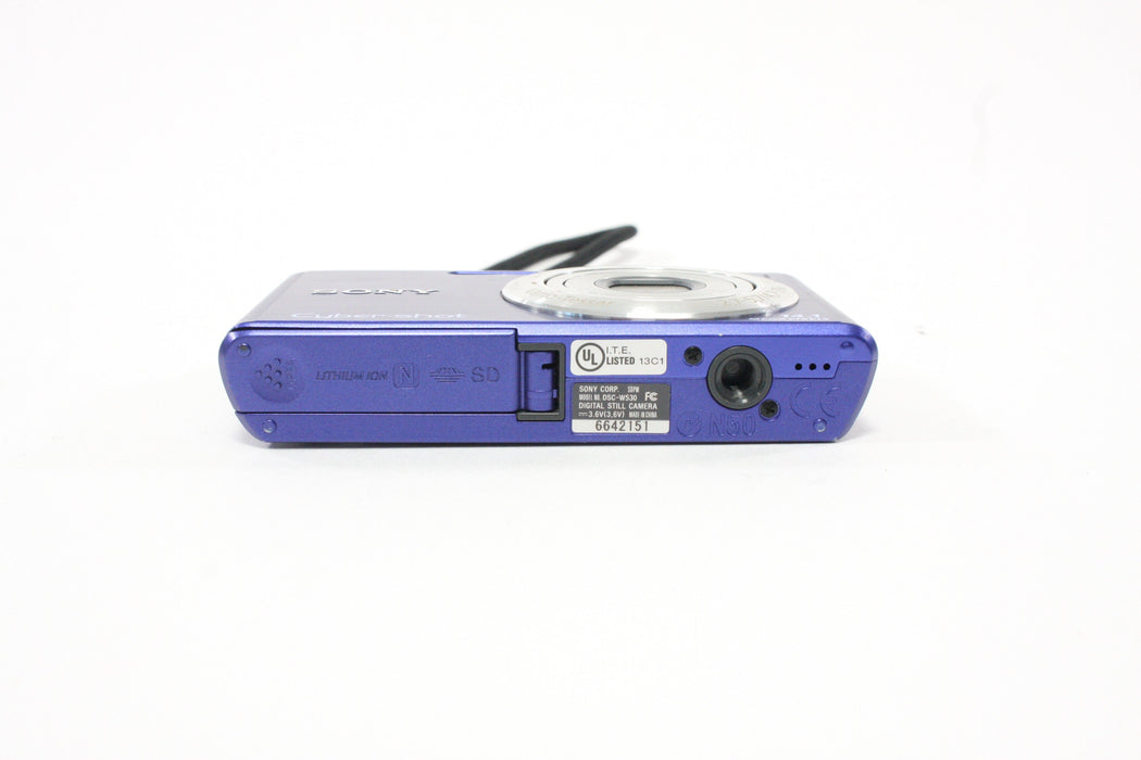 Sony DSC-W530 Digital Point-and-Shoot 4x Zoom 14.1mp (Blue) AS-IS