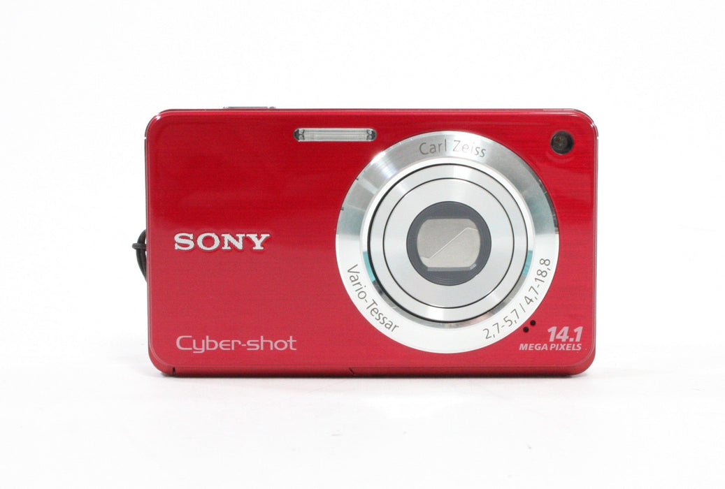Sony DSC-W560 Digital Point-and-Shoot Camera 4x Zoom 14.1mp (Red)
