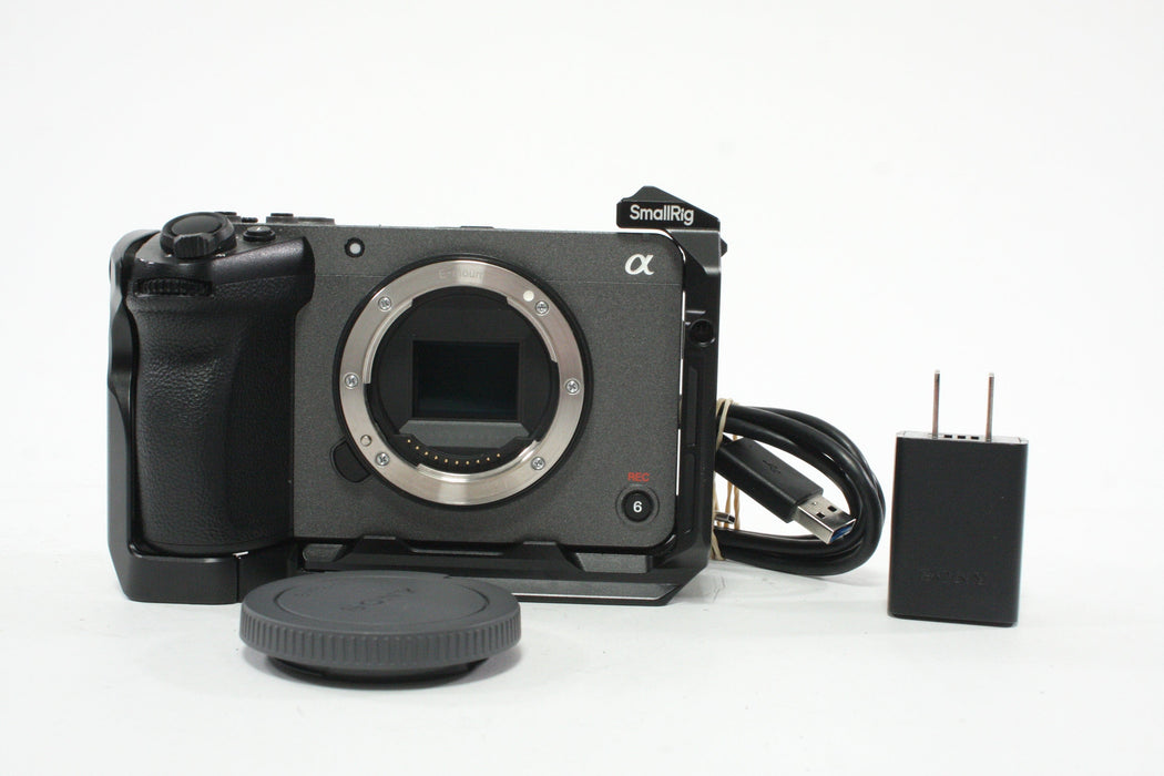 Sony FX30 Cinema Line Camera with Smallrig Cage (No Shutter Count Available)