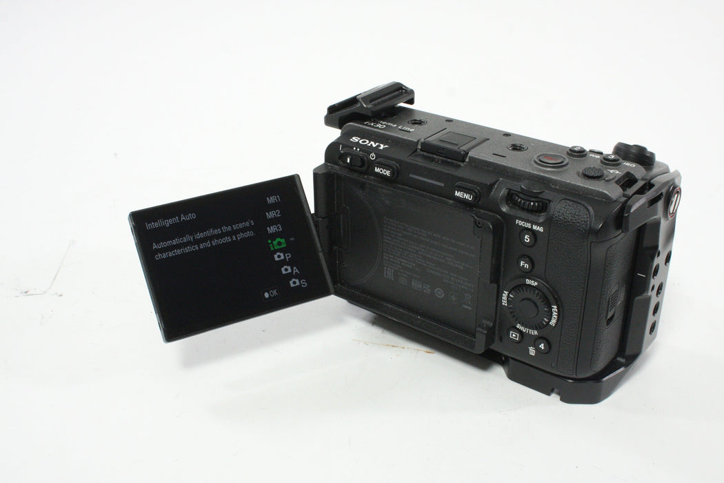 Sony FX30 Cinema Line Camera with Smallrig Cage (No Shutter Count Available)
