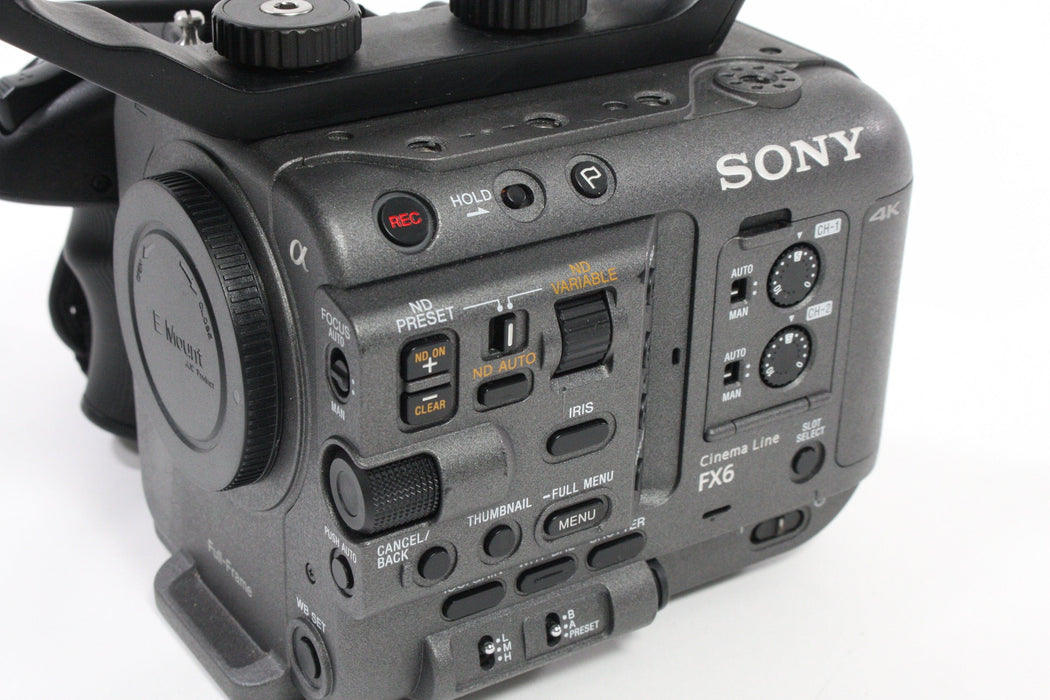 Sony FX6 Full-Frame Cinema Camera (Body Only) 96 hrs