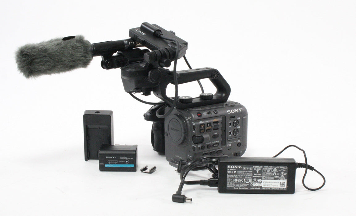 Sony FX6 Video Camera with ECM-VG1 Mic (ONLY 4hr on clock)