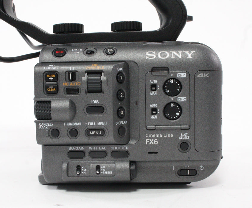 Sony FX6 Video Camera with ECM-VG1 Mic (ONLY 4hr on clock)