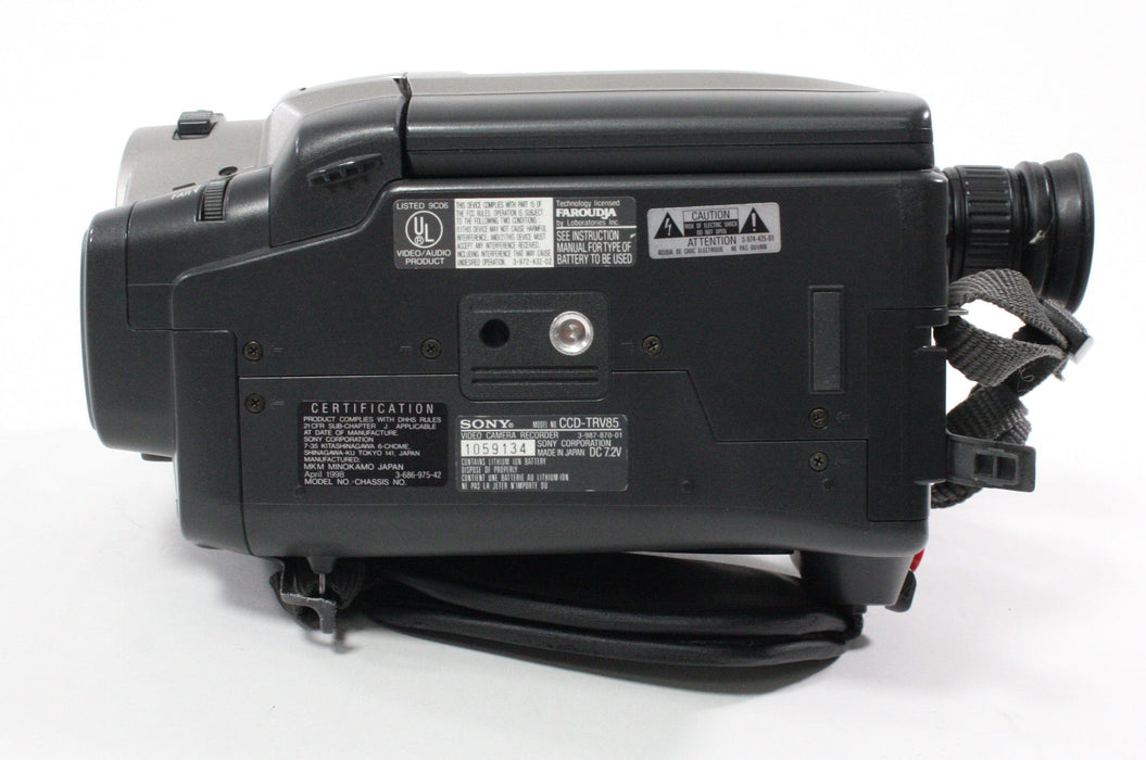Sony Handycam CCD-TRV85 Video Hi8 Video Camera