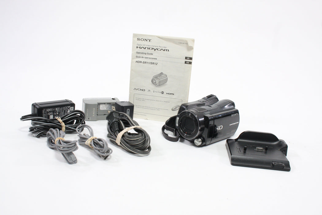 Sony HandyCam HS Camcorder AVCHD Model HDR-SR11 with HandyCam Station