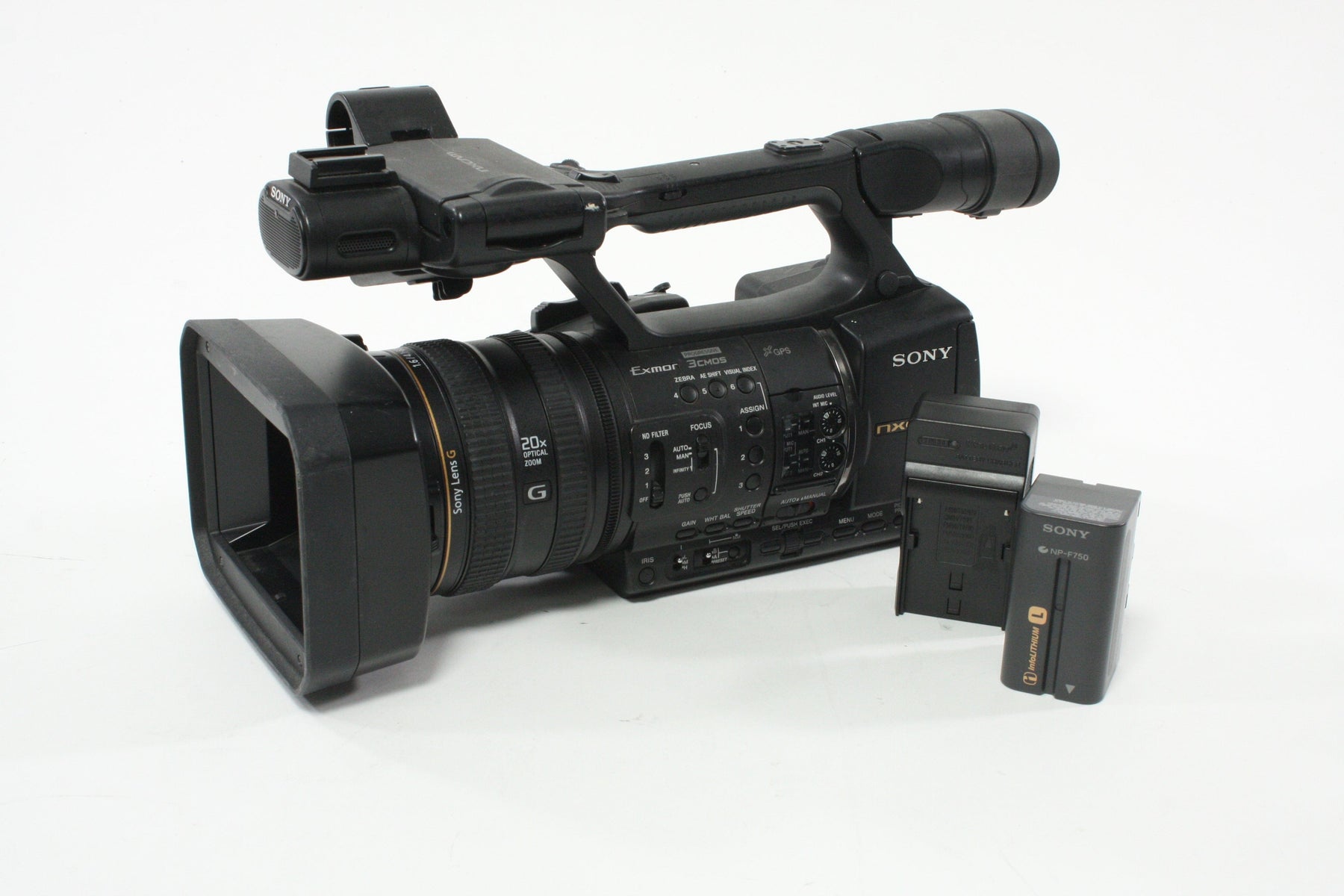 Sony HXR-NX5U NXCAM HD Video Camcorder Operation Time 29x10H