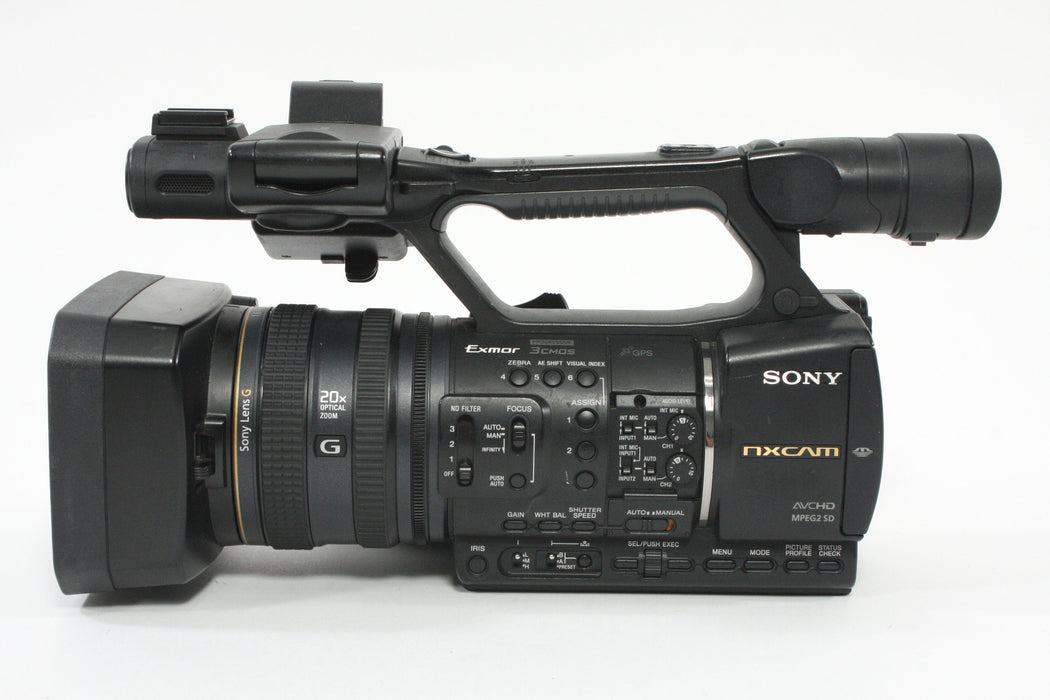 Sony HXR-NX5U NXCAM Professional Camcorder - 100  hours usage
