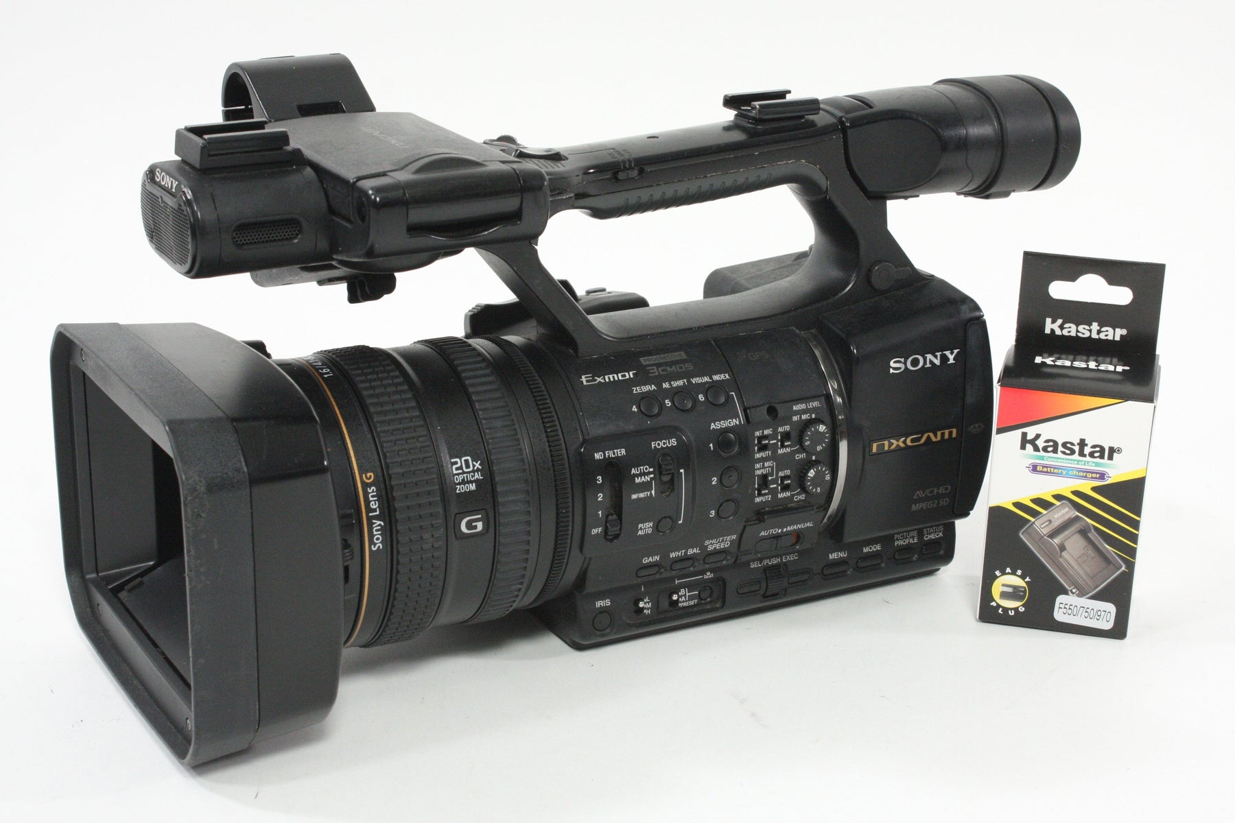 Sony HXR-NX5U NXCAM Professional Camcorder - 1200  hours usage