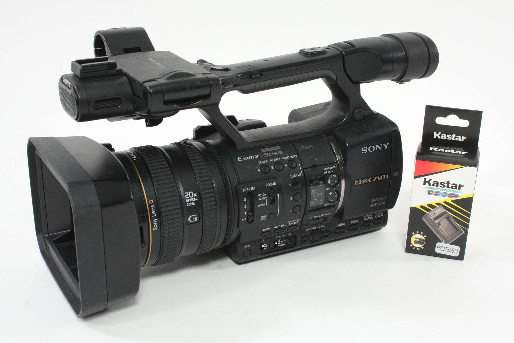 Sony HXR-NX5U NXCAM Professional Camcorder - 360  hours usage