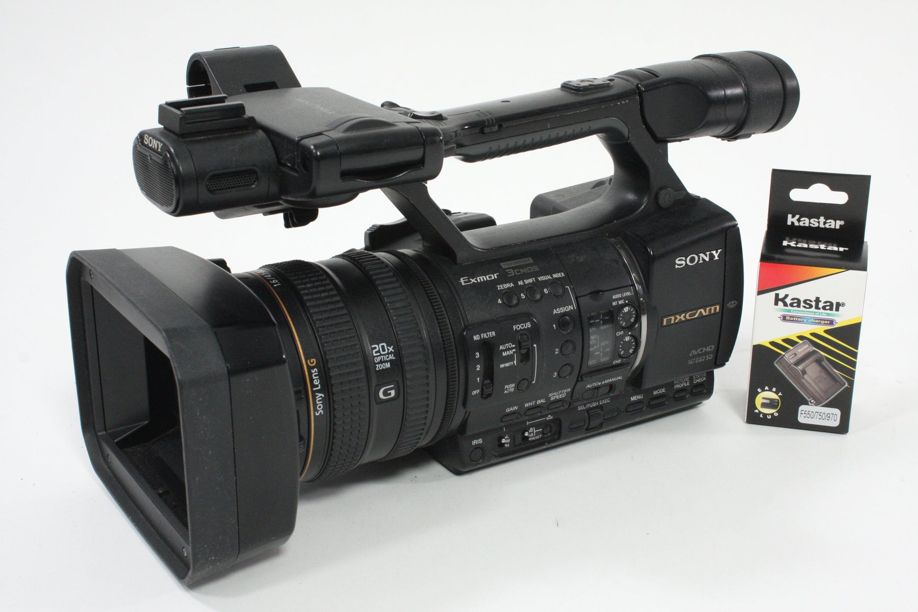 Sony HXR-NX5U NXCAM Professional Camcorder - 740  hours usage