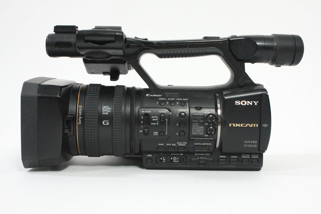 Sony HXR-NX5U NXCAM Professional Camcorder - 740  hours usage