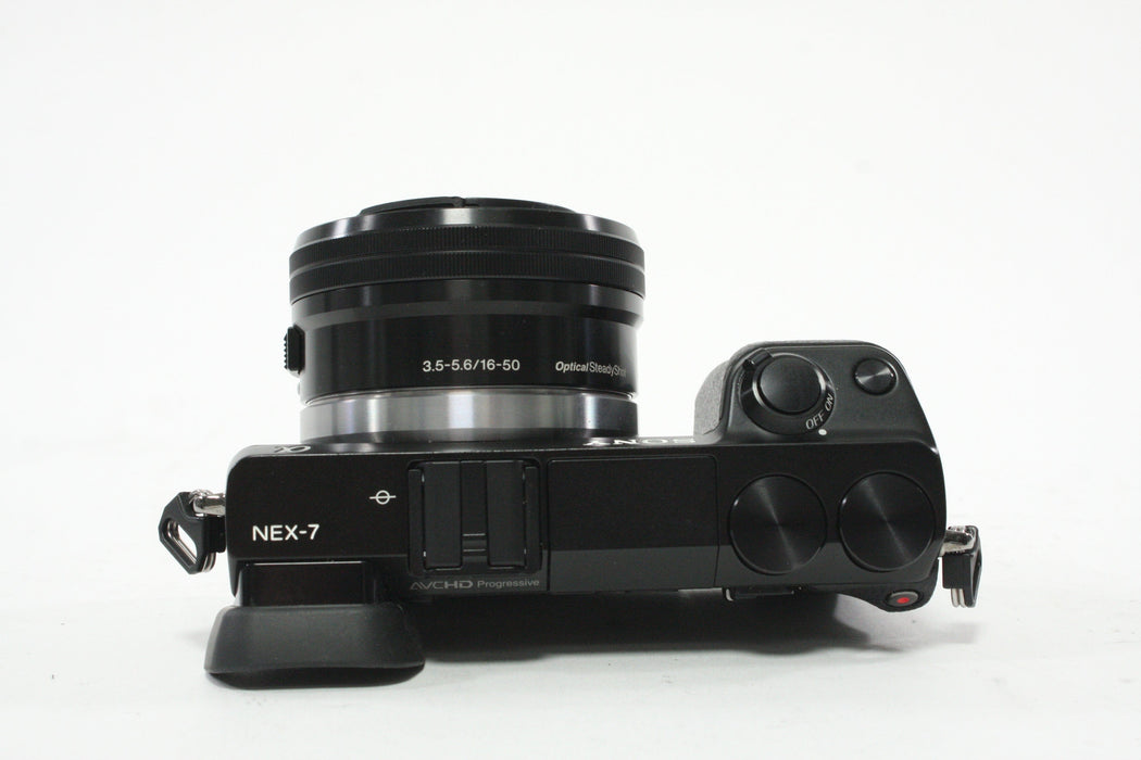 Sony NEX-7 Mirrorless Digital Camera with 16-20mm f/3.5-5.6 E OSS Shutter Count 1,188